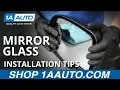 How to Properly Install Side View Mirror Glass