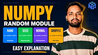 NumPy Random Module in Hindi Seed Distributions Shuffle for ML Dummy Datasets Tutorial