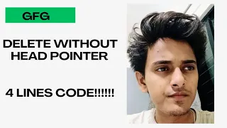 GFG LinkedList Delete Node Without Head Pointer