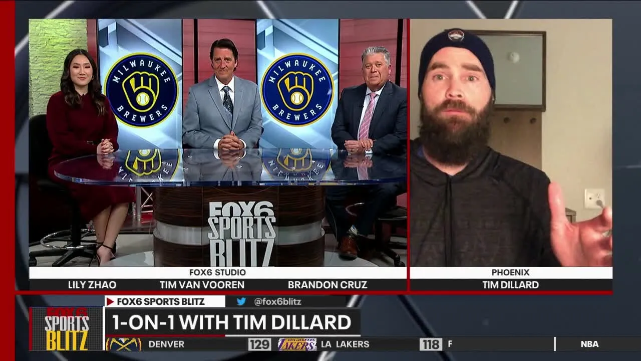 One-on-one with Brewers pitcher Tim Dillard | FOX6 News Milwaukee