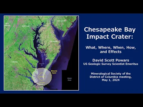 Download MP3 Chesapeake Bay Impact Crater:  What, Where, How, \u0026 Effects - David S. Powars, USGS