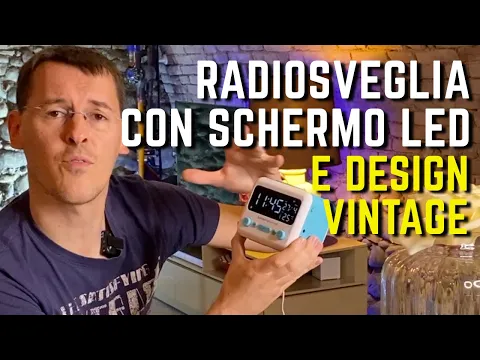 Download MP3 RADIOSVEGLIA CON SCHERMO LED e BATTERIA vintage Clock Speaker 2 di Energy Sistem