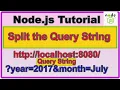 Split the Query String NodeJS Split the Query String Hindi