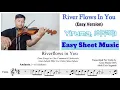 Download Lagu (+Free Sheet) Yiruma, (이루마) - River Flows in You || Violin Cover + Easy Sheet Music