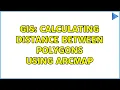 GIS Calculating distance between polygons using ArcMap