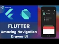 Flutter AMAZING navigation drawer with animation Flutter UI Speedcode 2020