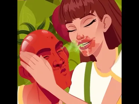 O HOMEM FINGIU SER UM TOMATE #shorts