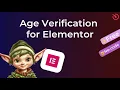 Elementor HACK Add Age Verification for FREE using Elfsight
