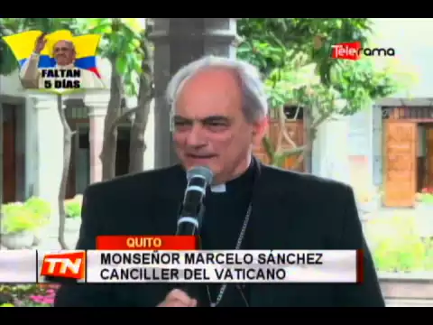 Visita del Papa marcha sobre el cronograma establecido