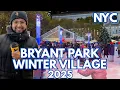 Bryant Park Winter Village 2025 Holiday Markets Ice Skating NYC Christmas Must-See