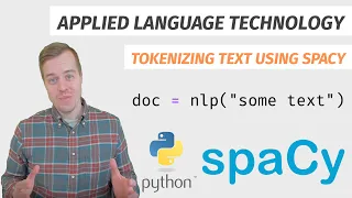 Tokenizing text using spaCy