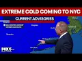 Sub-zero wind chills in NYC later this week