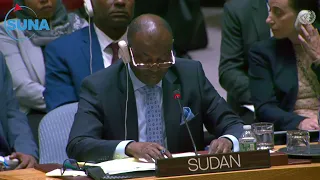 السفير الحارث ادريس يرد على مندوب الامارات أمام مجلس الأمن الدولي 