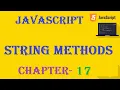 String Methods - JavaScript Tutorial