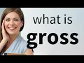Gross definition of GROSS