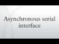 Asynchronous serial interface