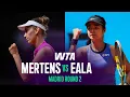 Elise Mertens vs Alexandra Eala 2026 Madrid Round 2 WTA Match Highlights