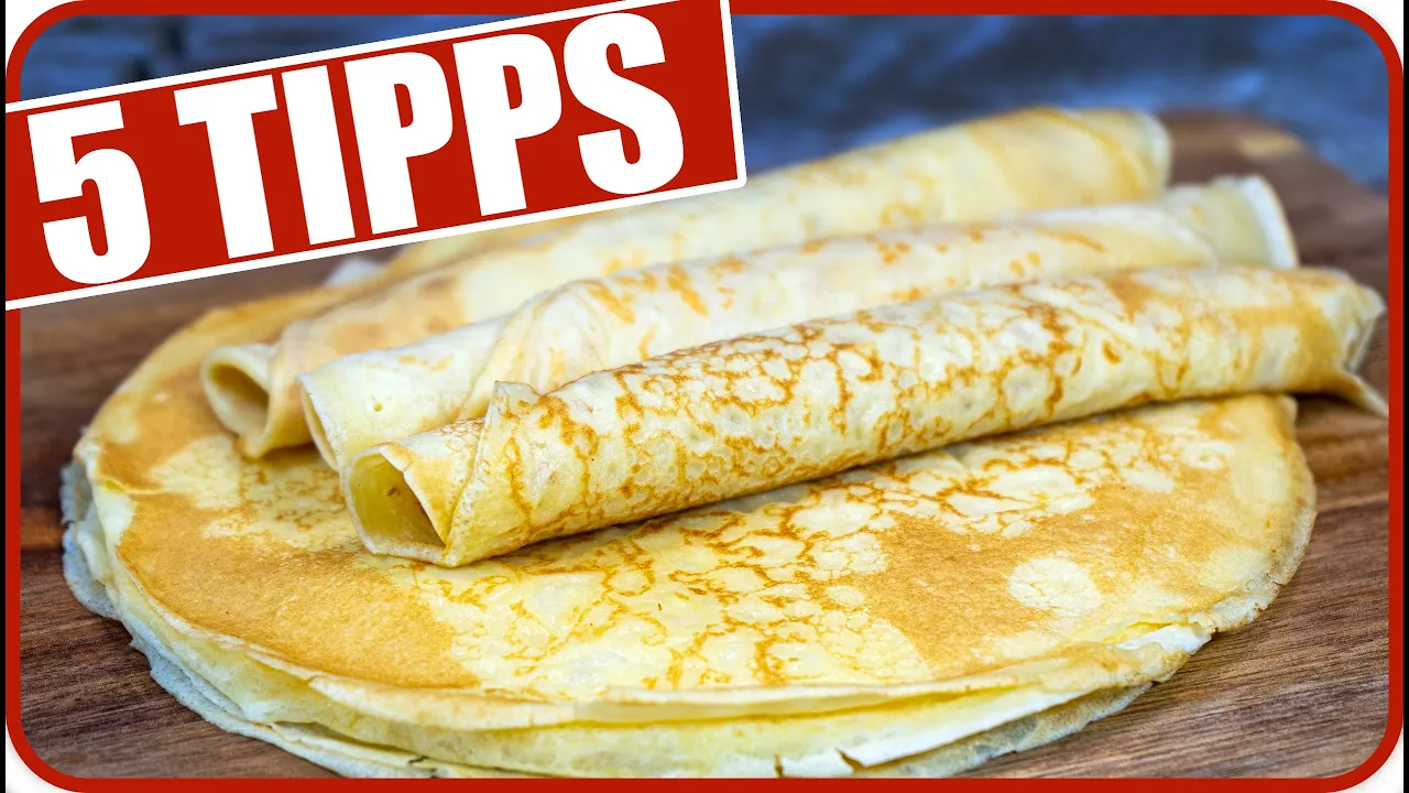 Pfannkuchen – das schnelle Grundrezept I Einfach Backen. 