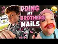 DOING PARKERS NAILS very chaotic
