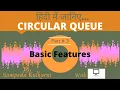 Basic features of Circular Queue Hindi Part 3 Circular Queue Data Structures