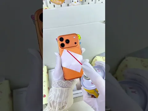 Immersive packaging iPhone 17 Pro Max Hermès Orange # Hot # Immersive # Student Party # iPhone