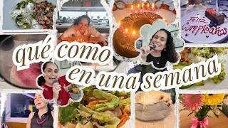 QUÉ COMO EN UNA SEMANA COMO NUTRIÓLOGA👩🏻‍⚕️ MI CUMPLEAÑOS 🎁 Y DE REGRESO A LOS NUTRIVLOGS!!! 🥳