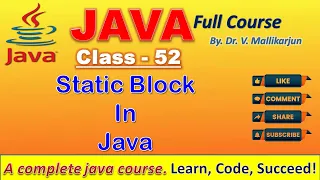 Static Block in Java Explained with Examples Java Programming for Beginners Java Tutorial