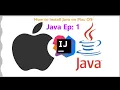 Java JDK IDE IntelliJ Installation For Mac Sample Program