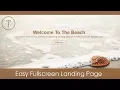 Easy Fullscreen Landing Page With HTML CSS
