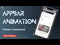 How to implement app bar scroll opacity animation in Flutter Speed Code Code With Zeeshan