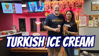 Turkish Ice Cream Taste Test Nar Turkish Halal in Madison WI