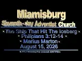 The Ship That Hit The Iceberg by Pastor Marius Marton