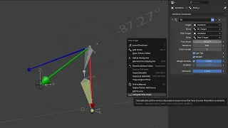 Blender Add-on Calculate IK Pole Angle with Bone Math