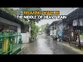 Download Lagu Relaxing Walk In Heavy Rain While Enjoying The Cool Weather Like In The Countryside