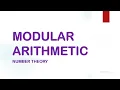 Modular Arithmetic Number Theory