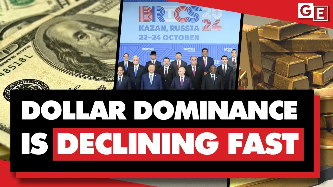 Dedollarization speeds up: Countries drop dollar assets, as gold rises