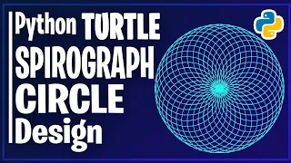 How to Create Circle Spirograph using Python Turtle Python Turtle Graphics Tutorial