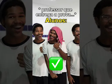 * professor que entrega a prova…* alunos: kakakakak #shorts