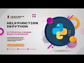 Python Help Function Python Beginner to Advance Full Course