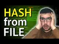 Generate Hash from File in JavaScript with CryptoJS Library