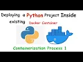 Docker container configuration for deployment of Python using Ubuntu image
