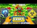CRAFT A BRAINROT MAP FORTNITE CREATIVE - ALL SECRETS CODE ALL 7 CODES