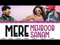 Mere Mehboob Mere Sanam Lyrics Video - Bad Newz (Color Coded Lyrics Video in Hindi/Rom/English)