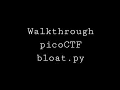 Bloat py - picoCTF Walkthrough Abhay