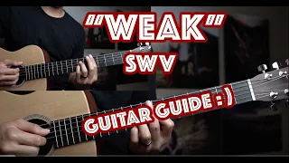 Download Weak - SWV/JoJo Guitar Tutorial MP3