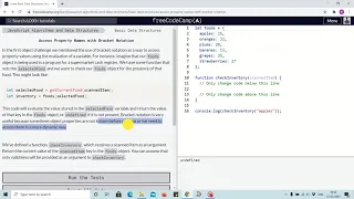 Tutorial 15 - access property names with bracket notation