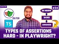 Playwright TypeScript Assertions in Playwright Hard Assertion Playwright Automation Tutorial
