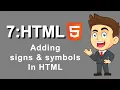 HTML class 7 html tutorial for beginners html basic tags html full course in hindi urdu