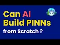Can GitHub Copilot Build a Real PINN from Scratch Step-by-Step Demo