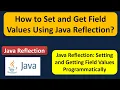 How to Set and Get Field Values Using Java Reflection Reflection in java